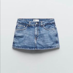 NWT Zara ZW Low Rise Skirt